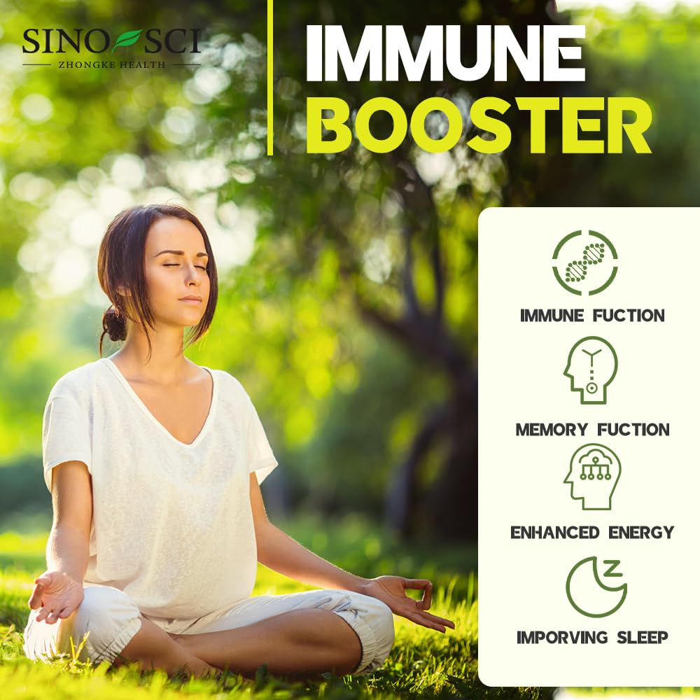 Easy daily use Sino-Sci Turkey Tail capsules ready to incorporate.