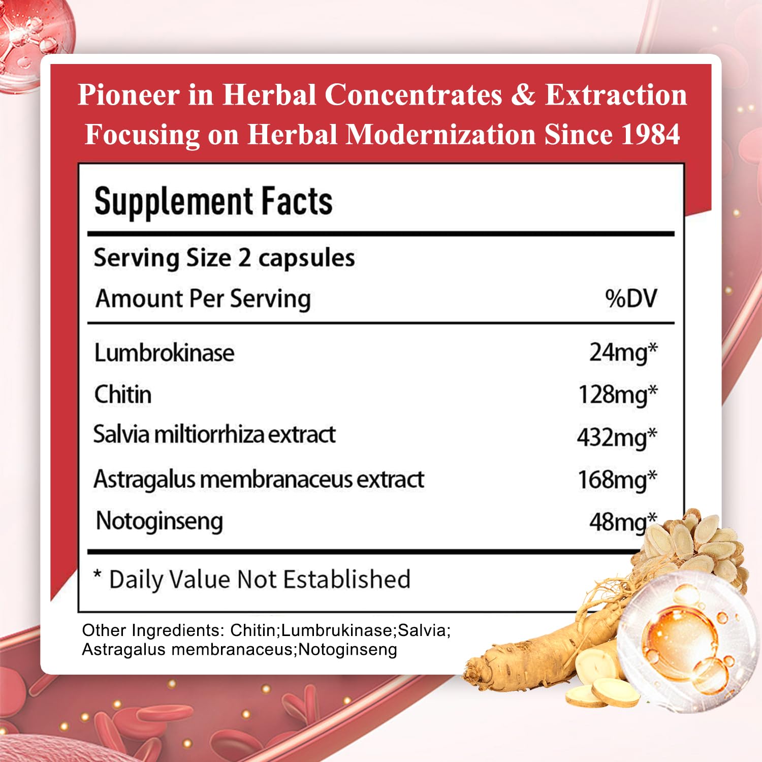 Sino-Sci Vessel Clean label close-up highlighting GMP quality and FDA registration.