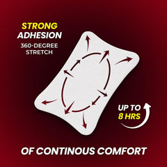Arex Flex size 12 cm by 8 cm for versatile coverage.
