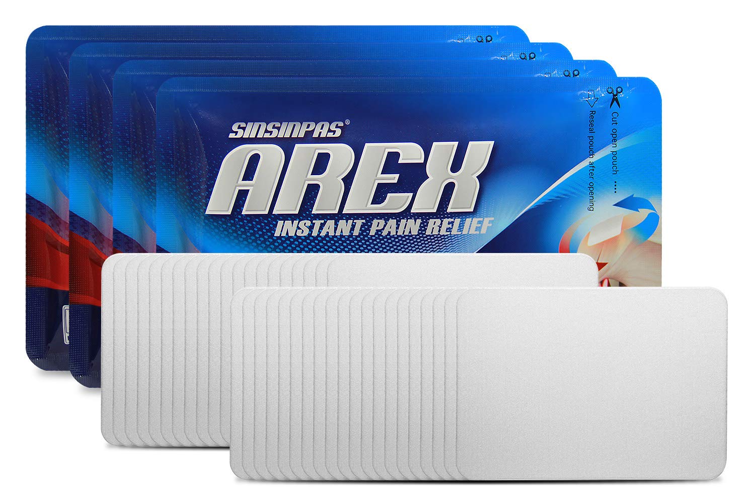 SINSINPAS AREX patch worn under clothing supports all-day comfort during activities.