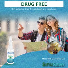 Sinusave Air Traveler all-natural formulation for nasal comfort