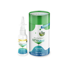 Sinusave Kids Strength bottle front view showing a kid-friendly nasal spray for clear breathing.
