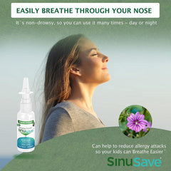 Sinusave Regular Strength essential oils image emphasizes natural blend.