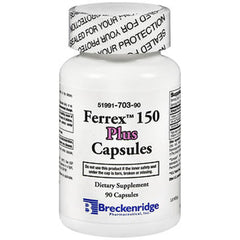 Sioditin Breckenridge Ferrex 150 Plus capsules package for daily iron support