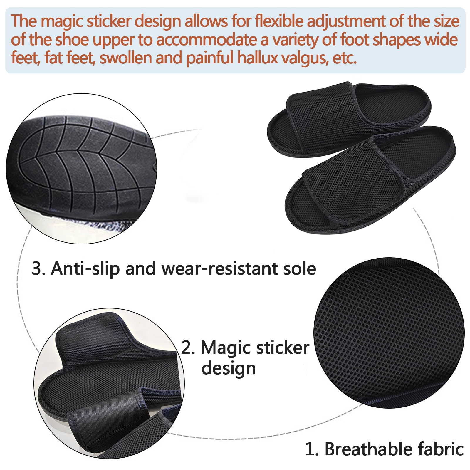 Siomlana breathable mesh upper keeps feet cool and dry during long days