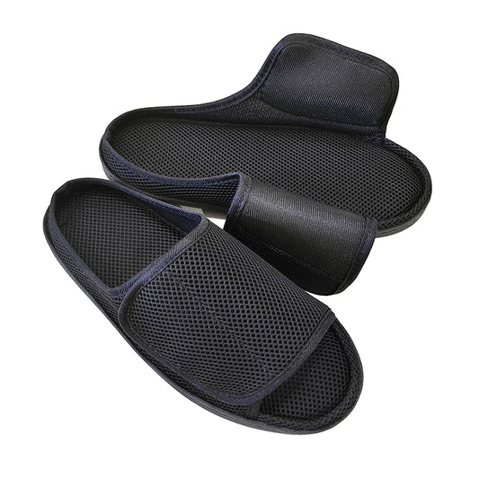 Siomlana diabetic open-toe sandal with breathable mesh for wide feet and comfort