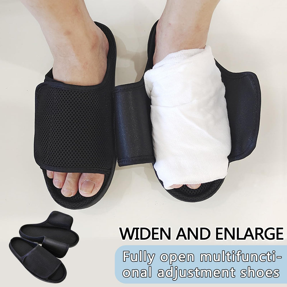 Siomlana wide-fit sandal designed for swelling feet with easy on-and-off magic stickers