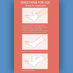 Sion Biotext Unna Boot supports lymph edema management with even paste distribution.