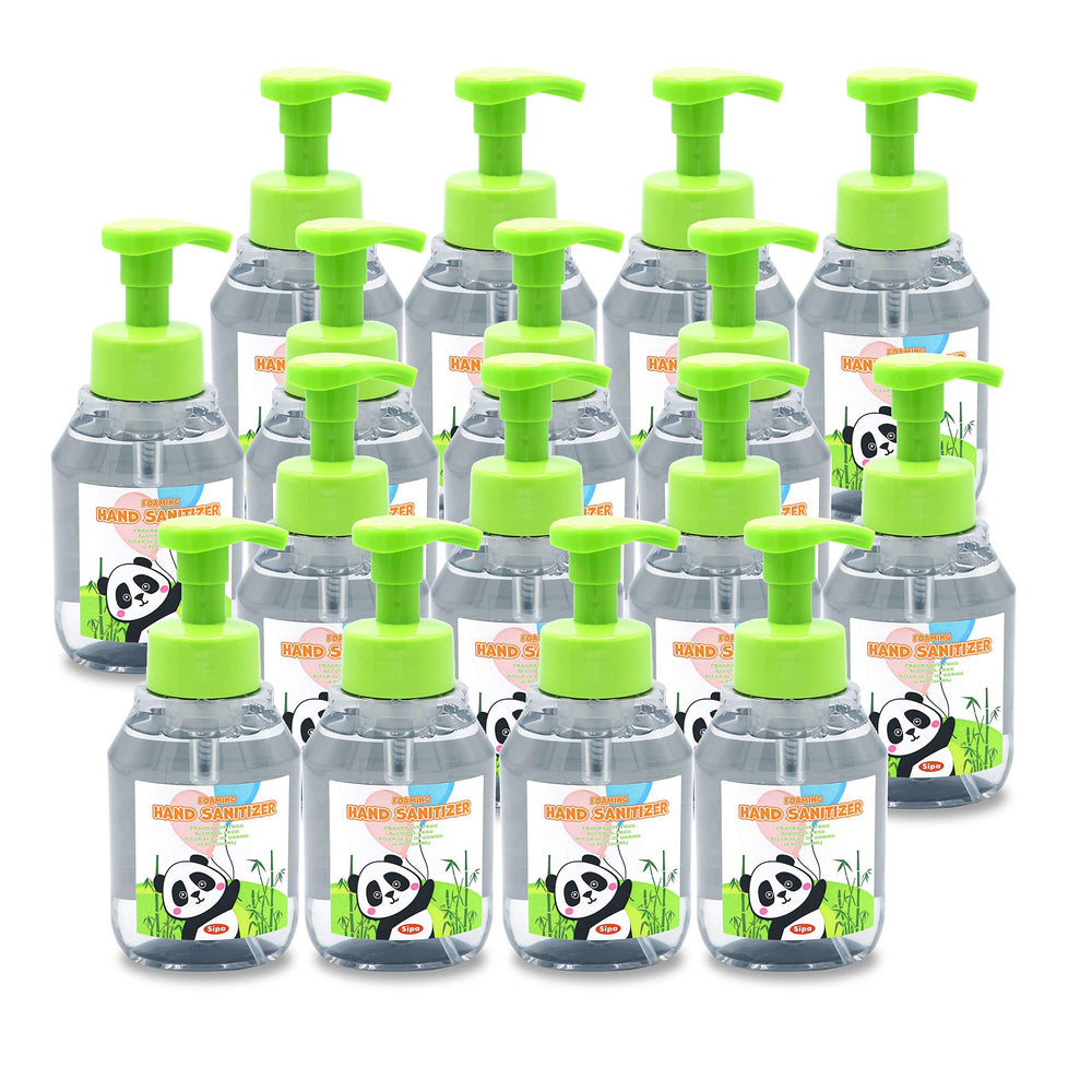 SIPA foaming hand sanitizer bottle front view shows a gentle, fragrance-free formula.