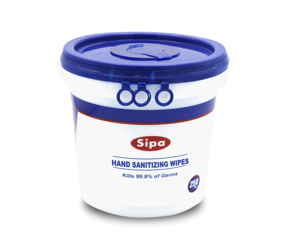 SIPA hand sanitizing wipes size 5.51 x 7.87 inches for easy handling