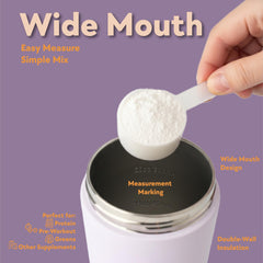 SIPLUSH Paradise bottle measurement marks for accurate mixing.