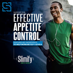 SIRENLABS Slimify diet plan illustration suggesting balanced nutrition.