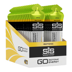 Close-up pouring SIS Gel GO Apple for easy digestion during a ride.