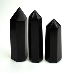 Sisamn meditation focus tourmaline column supports concentration and deeper calm during practice.