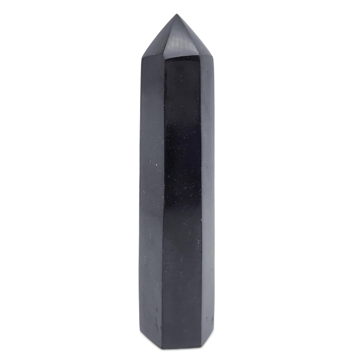Sisamn natural black tourmaline column chunk for grounding and protection during meditation.