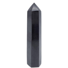 Sisamn natural black tourmaline column chunk for grounding and protection during meditation.
