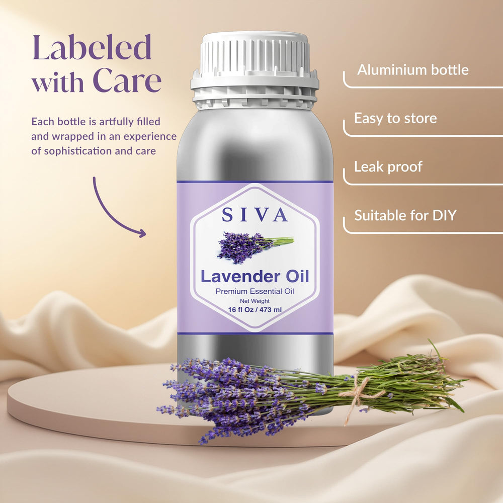 SIVA Lavender essential oil for hair care and scalp massage.