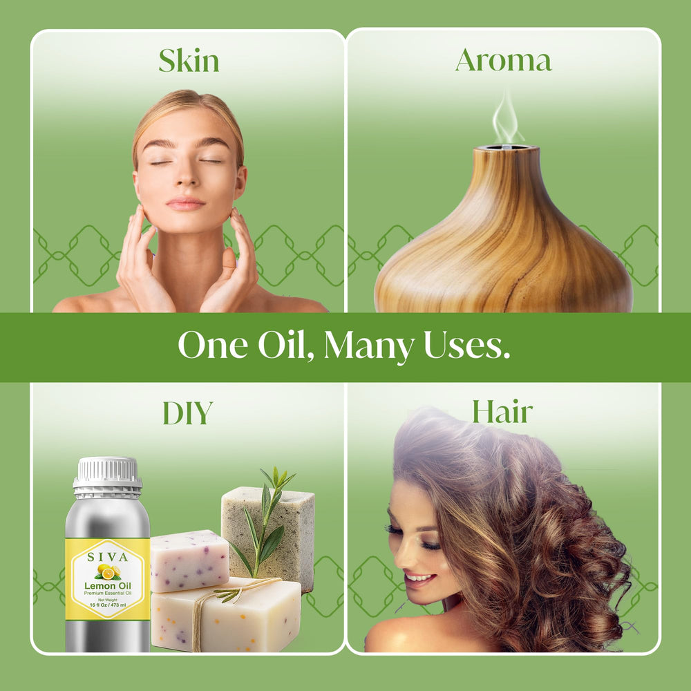 SIVA ORGANICS Lemon Oil adds fragrance to soaps, candles, and baths.