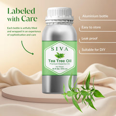 SIVA Tea Tree Oil promotes hair and scalp care with proper dilution.