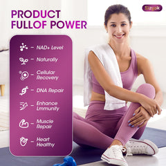 Sizyok NAD Resveratrol Gummies ingredients panel highlights hydrolyzed collagen and grape seed