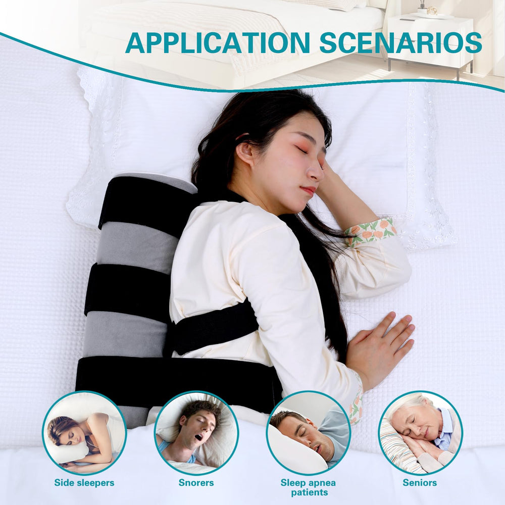 SJFFDP Side Sleep Trainer adjustable belt adapts to body shape for a personalized sleep fit