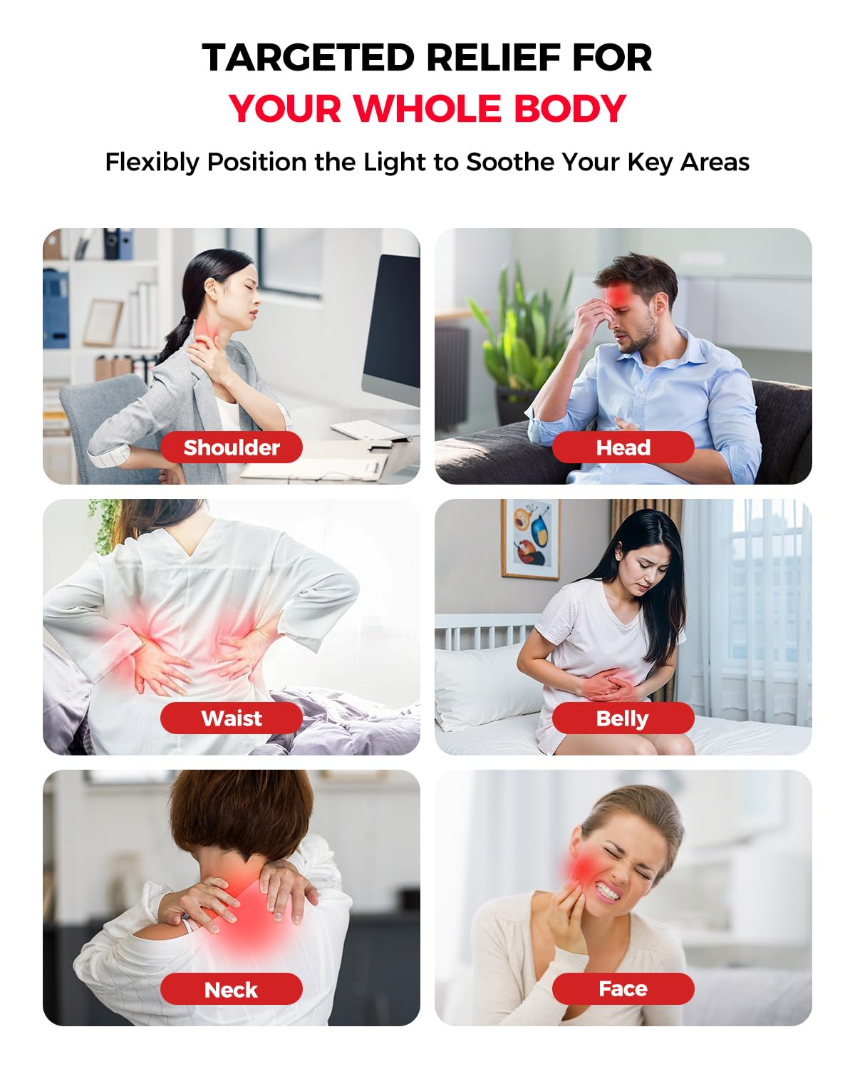 Sjzxuv all-in-one wellness lamp for family use