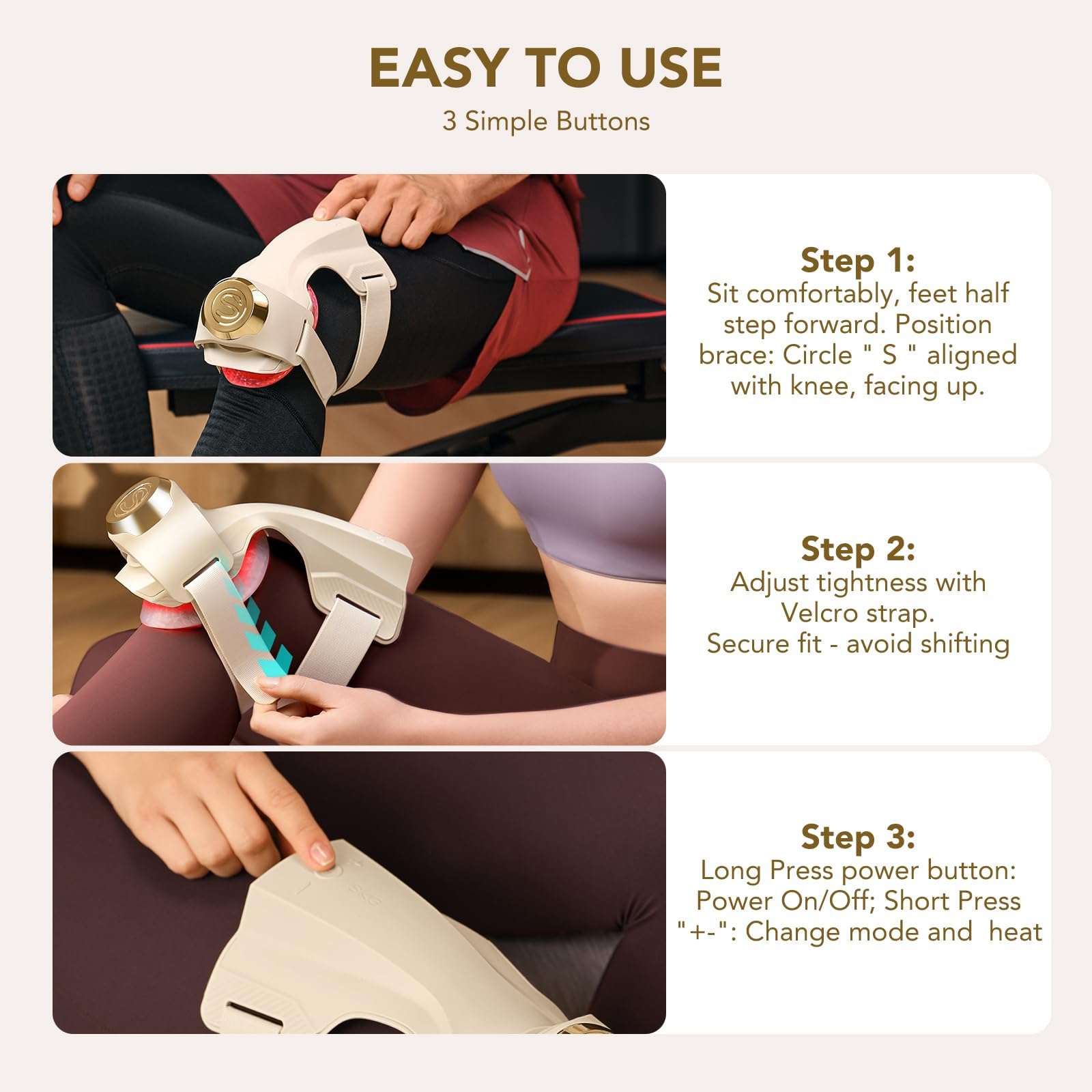Cordless operation of SKG WS500 enables versatile, on-the-go use