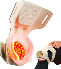 SKG WS500 knee massager front view showing compact design for home use