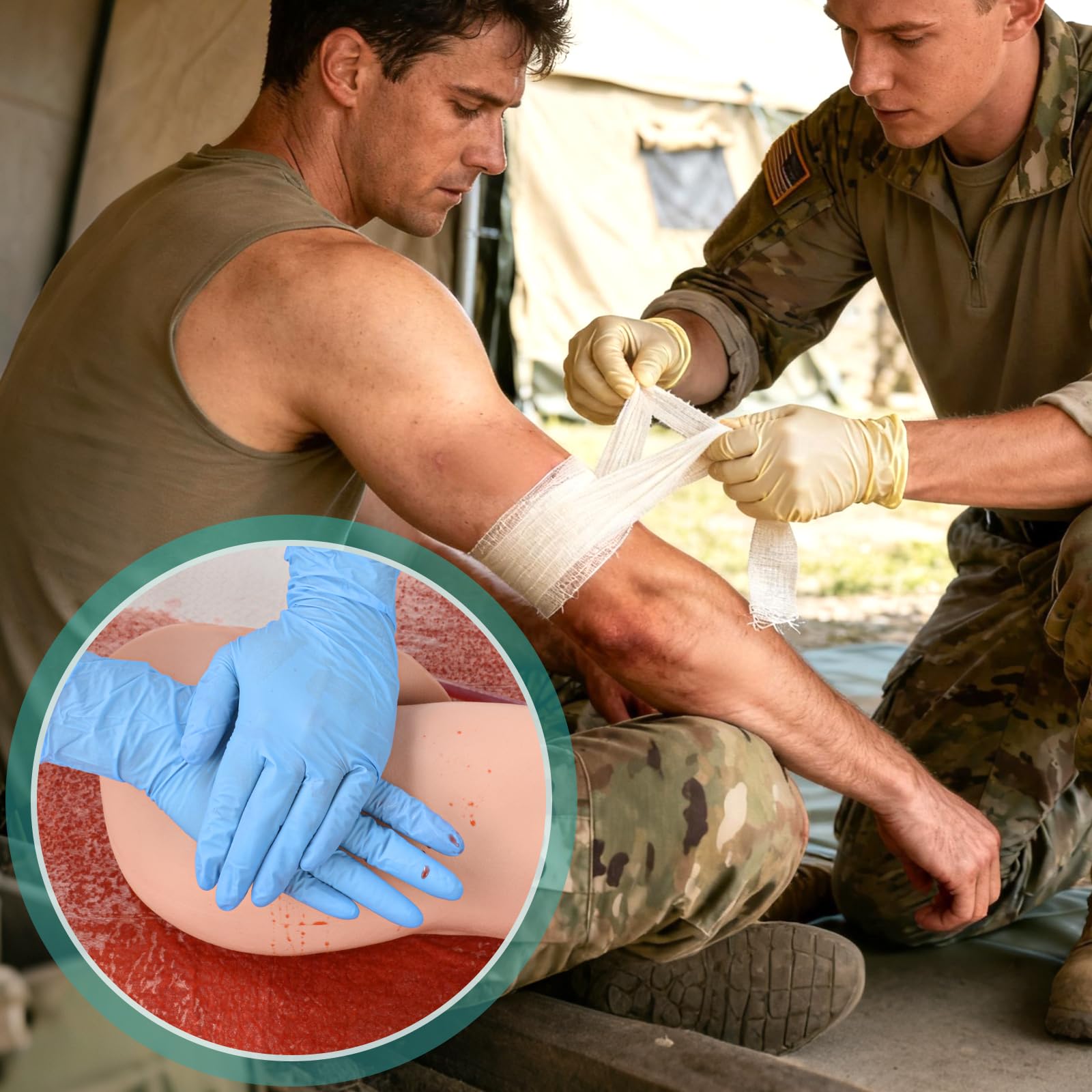 Skillssist Shoulder tourniquet trainer supports safe, realistic placement training.