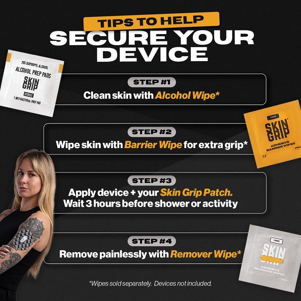 Skin Grip 4-way stretch design enables easy, seamless application