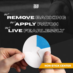 Packaging image of Skin Grip CGM patches in a 20-pack