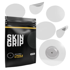 Skin Grip Freestyle Libre 2 sensor cover in clear keeps CGM secure daily.