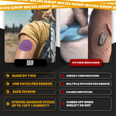 Skin Grip Latex-free hypoallergenic materials for sensitive skin