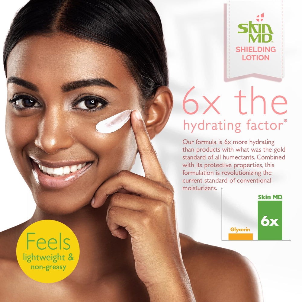 Skin MD Shielding Lotion fragrance-free label on packaging.