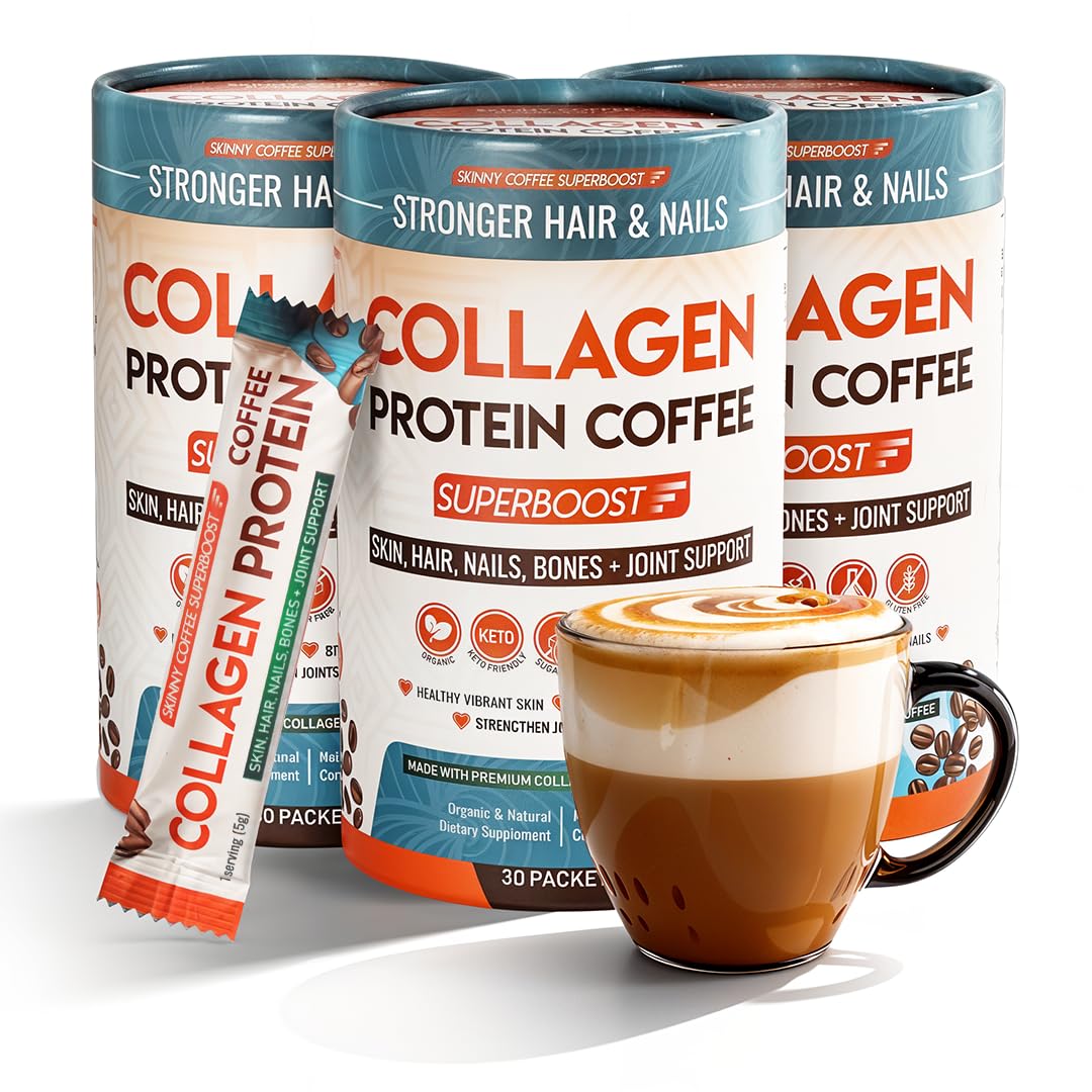Skinny Coffee SuperBoost bottle pour for a quick energy boost in the morning.