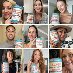 Skinny Coffee SuperBoost bloating relief moment after meals.