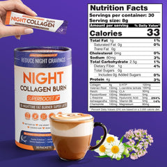 Skinny Coffee SuperBoost Night Collagen Burn nighttime calm and sleep support