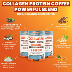 Skinny Coffee SuperBoost steaming cup of coffee highlighting smooth energy.
