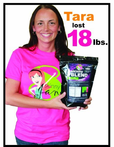 30-serving bag of Skinny Blend displayed with a scoop