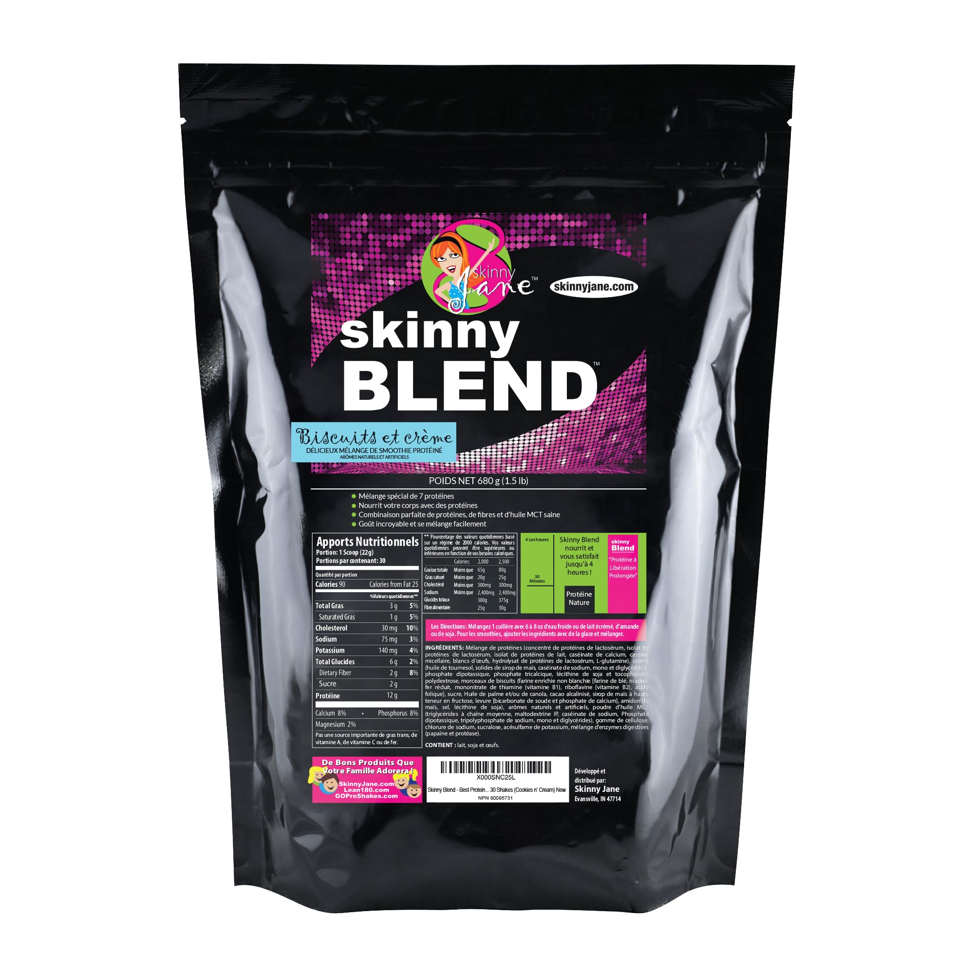 Skinny Jane Skinny Blend meal replacement on-the-go option for low-carb meals.