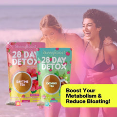 SkinnyBoost Daytime Tea aroma with hibiscus and orange peel.