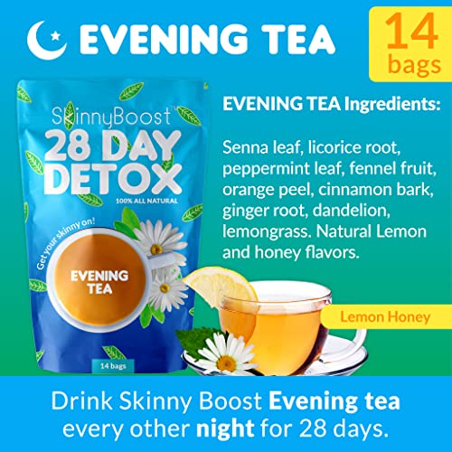 SkinnyBoost Daytime Tea cup poured for a refreshing energy boost.