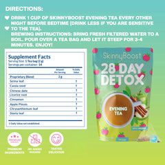 Close-up of green tea leaves and Garcinia Cambogia ingredients.