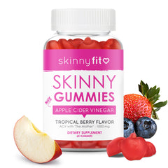 SkinnyFit Apple Cider Vinegar Gummies The Mother for convenient daily wellness.