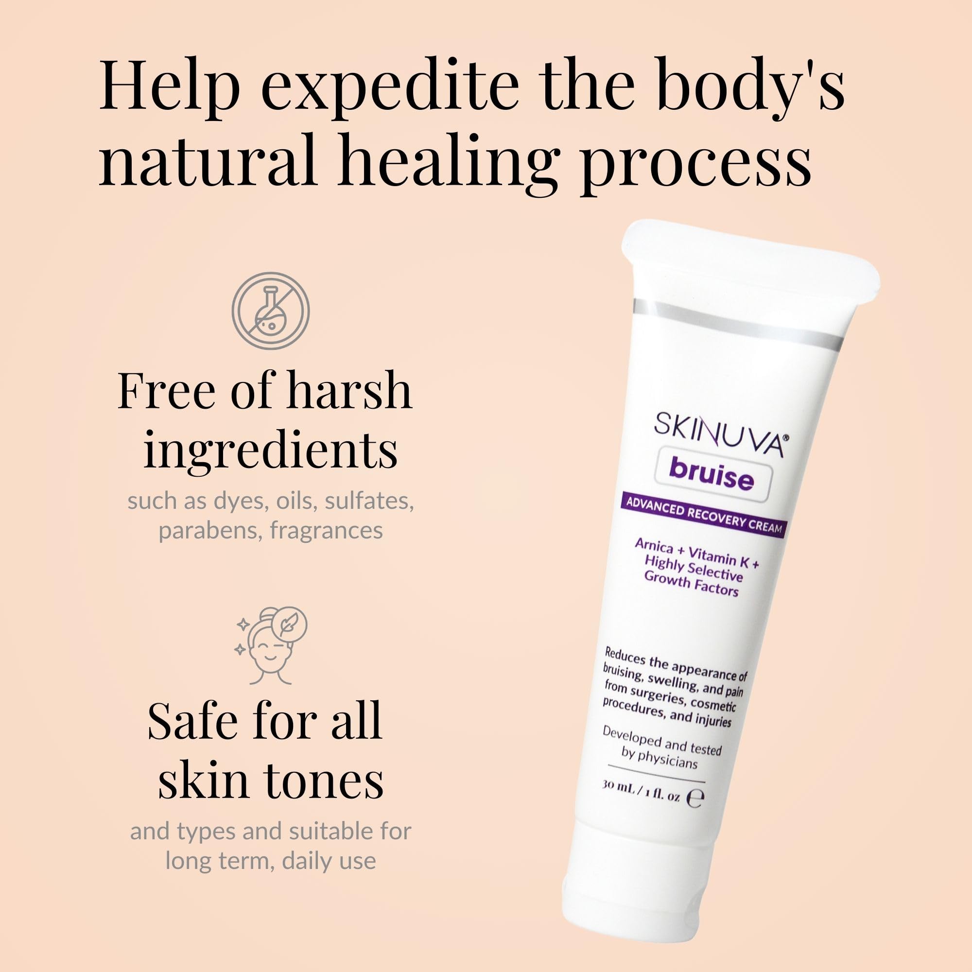 Skinuva cream being applied to skin after procedures