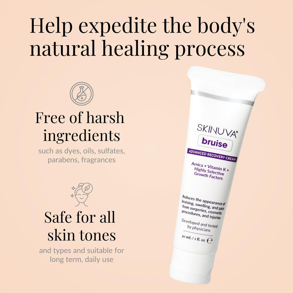 Skinuva cream being applied to skin after procedures