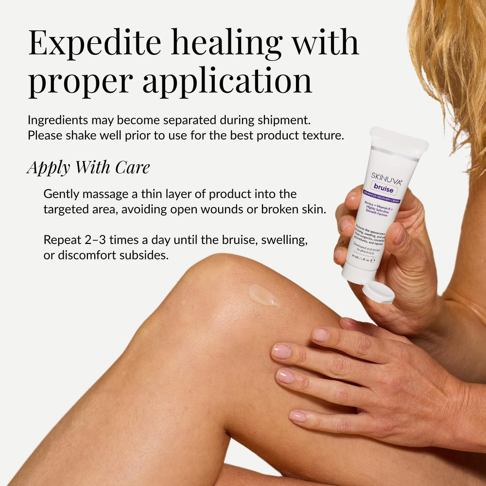 Skinuva duo on bathroom counter for post-procedure skincare