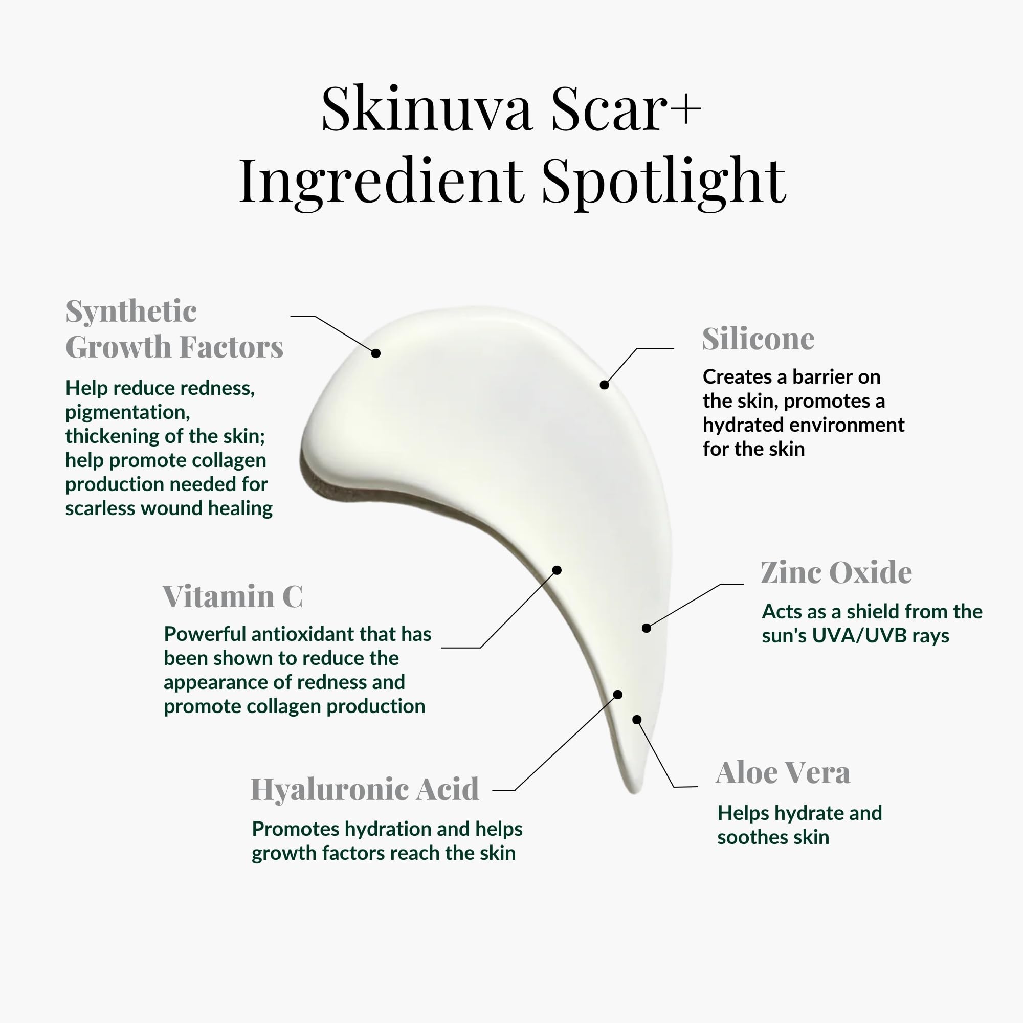 Skinuva ScarPlus face application shows precise scar care in use.