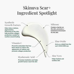 Skinuva ScarPlus face application shows precise scar care in use.