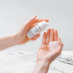 Skinuva vitamin C tube highlights brightening support for skin healing.